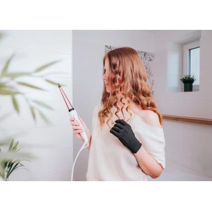 Concept KK2125 - Arricciacapelli conico GLAM STYLE 42W/230V bianco/oro rosa