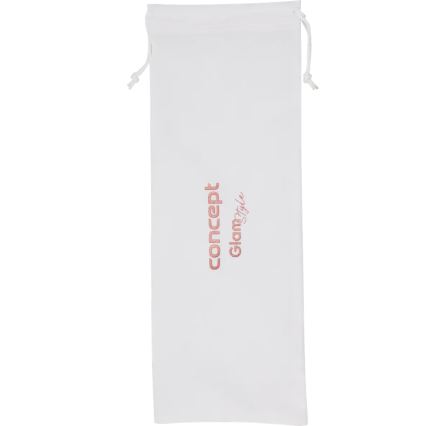 Concept KK2125 - Arricciacapelli conico GLAM STYLE 42W/230V bianco/oro rosa