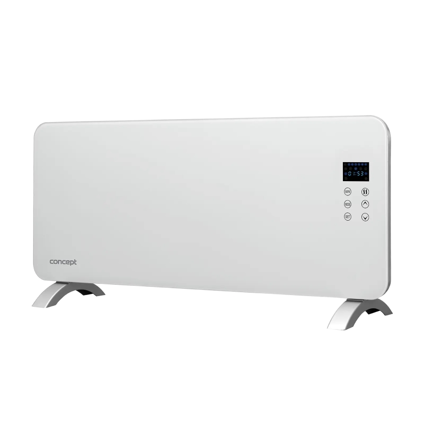 Concept KS4000 - Stufa/convettore elettrico 1000/2000W IP24 bianco + telecomando