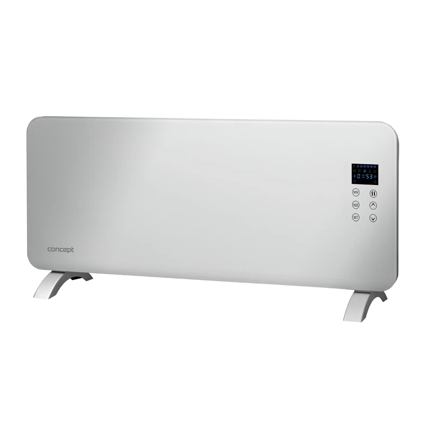 Concept KS4000 - Stufa/convettore elettrico 1000/2000W IP24 bianco + telecomando