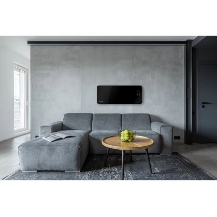 Concept KS4010 - Riscaldatore elettrico/termoconvettore 1000/2000W IP24 nero + telecomando