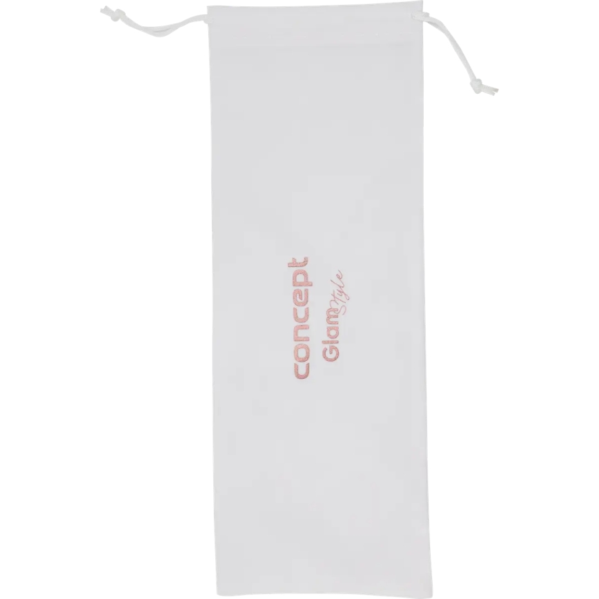 Concept KT2140 - Arricciacapelli triplo GLAM STYLE 100W/230V bianco/oro rosa