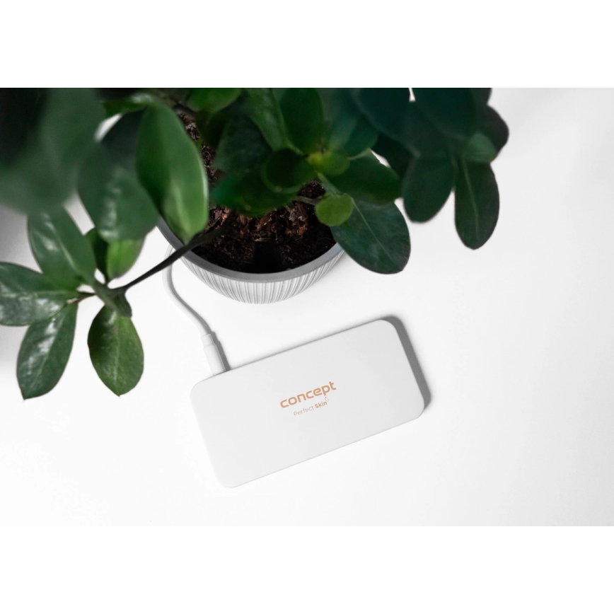 Concept KZ2010 - Specchietto cosmetico tascabile a LED PERFECT SKIN LED/1,5W/5V 4500-5500K 300 mAh bianco