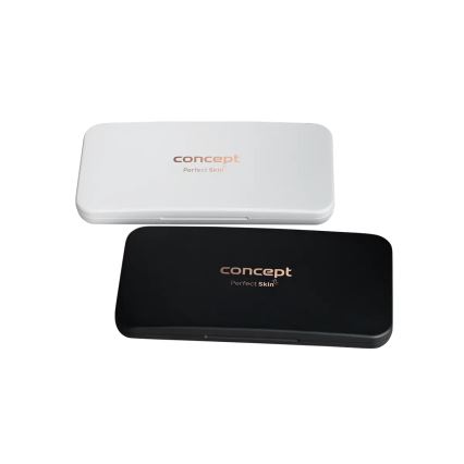 Concept KZ2020 - Specchietto cosmetico tascabile PERFECT SKIN con illuminazione LED/1,5W/5V 4500-5500K 300 mAh nero