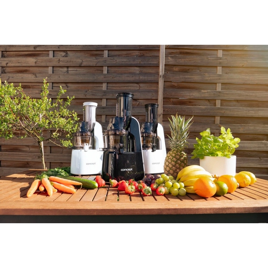 Concept LO7067 - Estrattore di succo a coclea 3-in-1 240W/230V nero