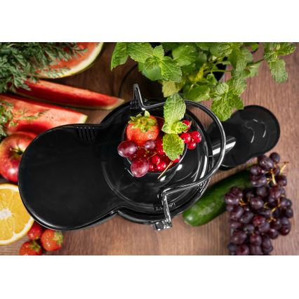 Concept LO7095 - Spremiagrumi centrifugo 1000W/230V nero/acciaio inox