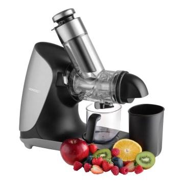 Concept LO7250 - Estrattore di succo orizzontale a coclea 200W/230V nero/acciaio inox