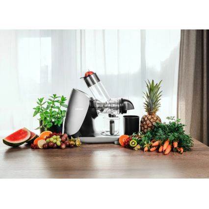 Concept LO7250 - Estrattore di succo orizzontale a coclea 200W/230V nero/acciaio inox