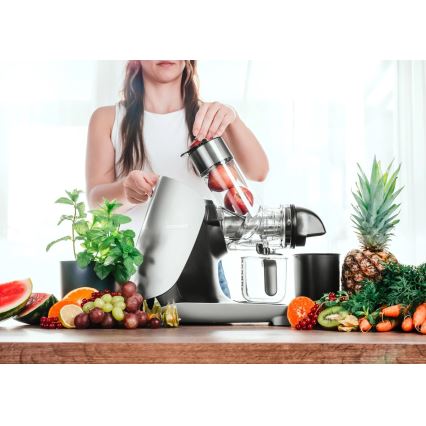 Concept LO7250 - Estrattore di succo orizzontale a coclea 200W/230V nero/acciaio inox
