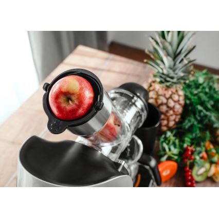 Concept LO7250 - Estrattore di succo orizzontale a coclea 200W/230V nero/acciaio inox