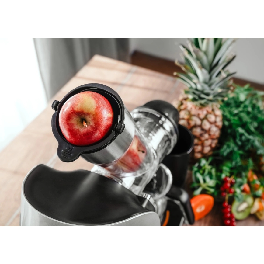 Concept LO7250 - Estrattore di succo orizzontale a coclea 200W/230V nero/acciaio inox