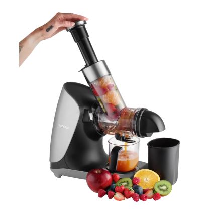 Concept LO7250 - Estrattore di succo orizzontale a coclea 200W/230V nero/acciaio inox