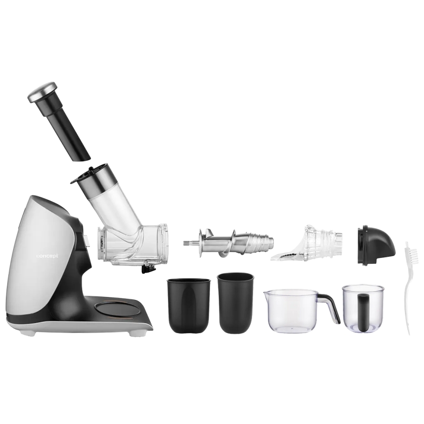 Concept LO7250 - Estrattore di succo orizzontale a coclea 200W/230V nero/acciaio inox