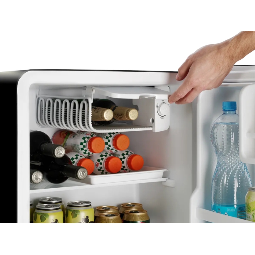 Concept LR2047bcN - Minibar retrò 47 L, nero