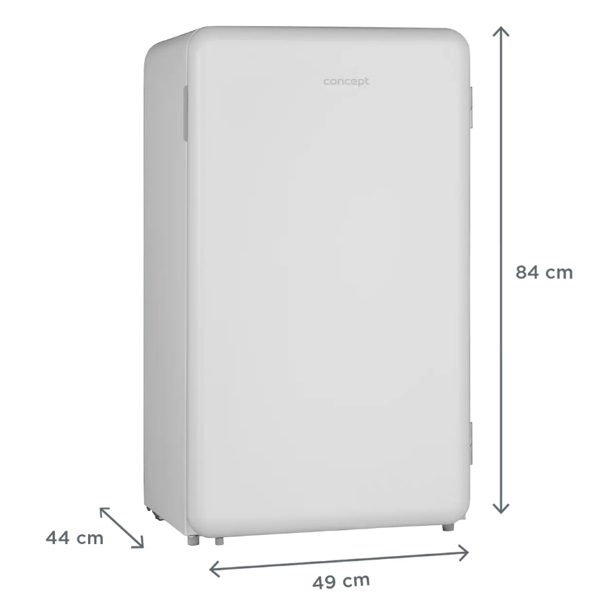 Concept LTR3047whN - Frigorifero retrò 93 l bianco