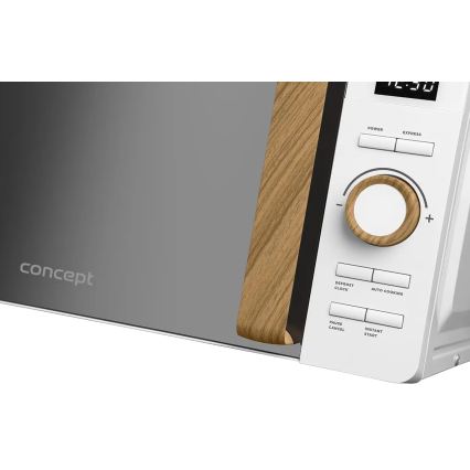 Concept MT4420wh - Forno a microonde 800 W/230 V, 20 L, bianco