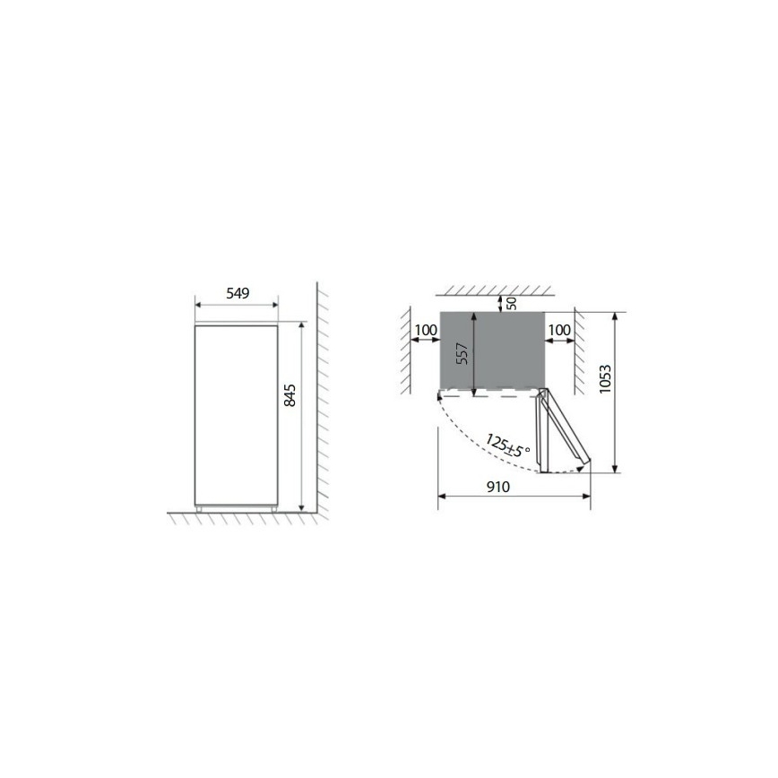 Concept MZ2355bc - Congelatore a cassetti da 85 l, nero