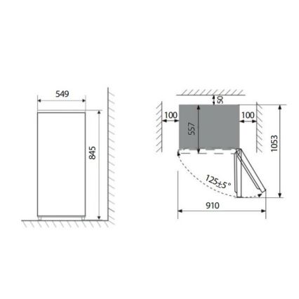 Concept MZ2355wh - Congelatore a cassetti 85 l bianco