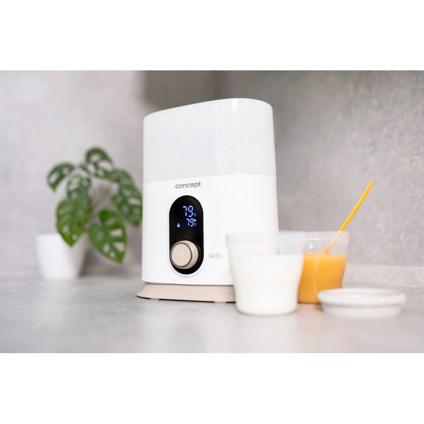 Concept OL4010 - Scaldabiberon 3 in 1 KIDO 200W/230V bianco