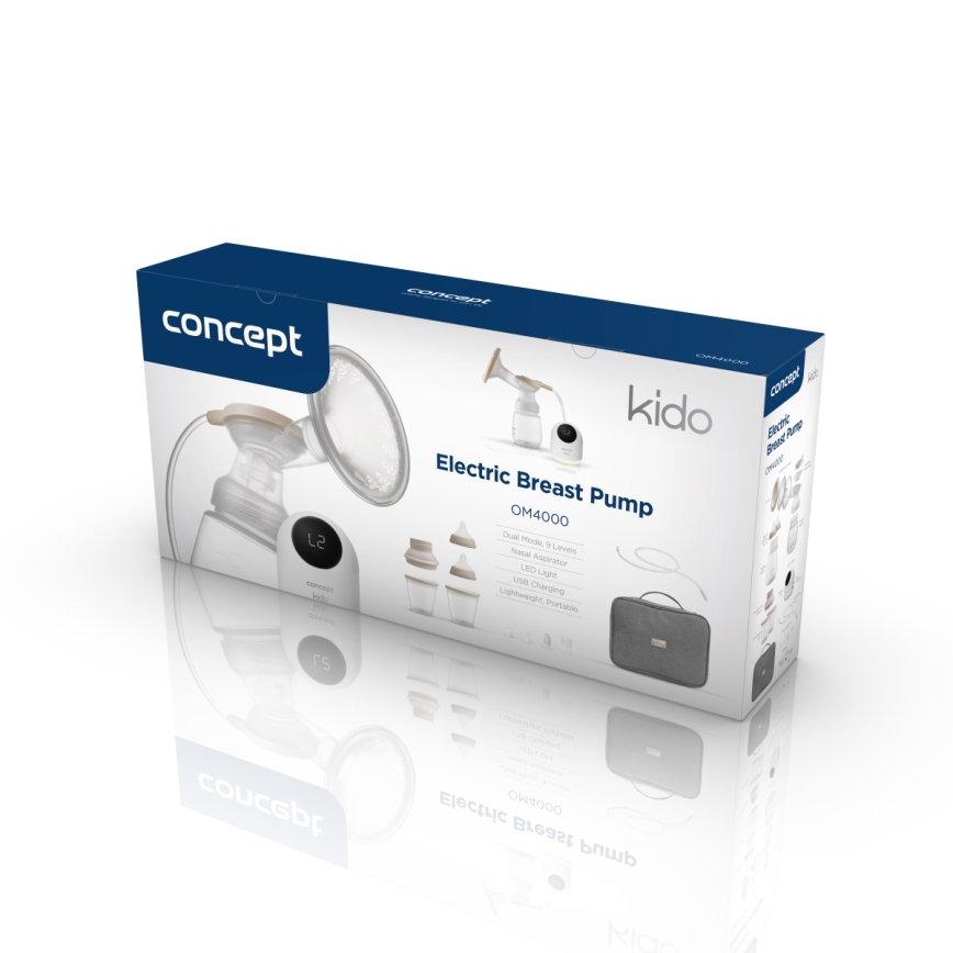 Concept OM4000 - Tiralatte elettrico 2 in 1 KIDO bianco