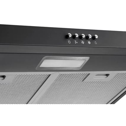 Concept OPP1250bc - Cappa sottopensile 50 cm nera