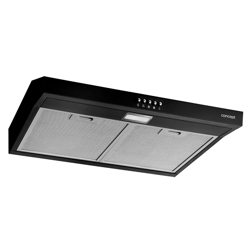 Concept OPP1260bc - Cappa da sottopensile 59,5 cm nera