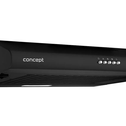 Concept OPP1360bc - Cappa sottopensile aspirante 60 cm nera