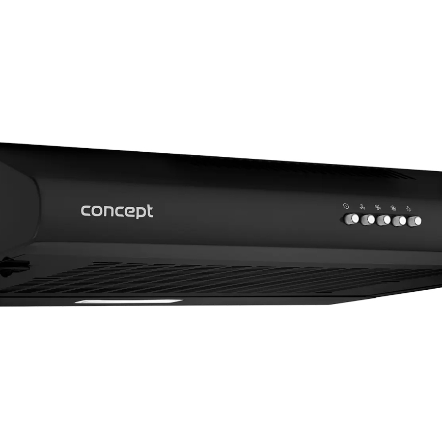 Concept OPP1360bc - Cappa sottopensile aspirante 60 cm nera