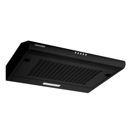 Concept OPP1360bc - Cappa sottopensile aspirante 60 cm nera