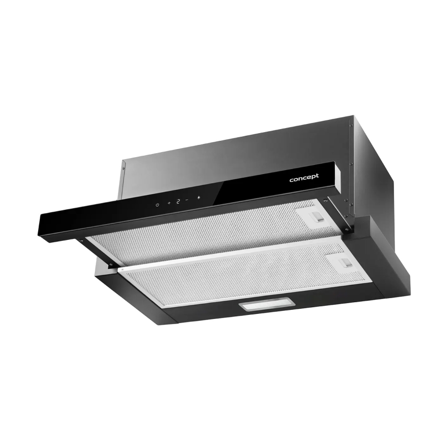 Concept OPV3860bc - Cappa aspirante estraibile 60 cm nera