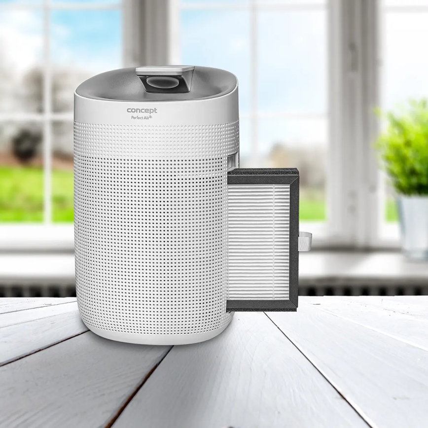 Concept OV1200 - Deumidificatore e purificatore d'aria PERFECT AIR 1 l 45W/230V bianco