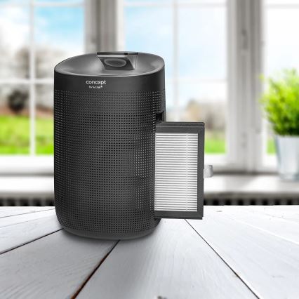 Concept OV1210 - Deumidificatore e purificatore d'aria PERFECT AIR 1 l 45W/230V nero