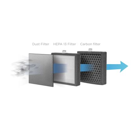 Concept OV1210 - Deumidificatore e purificatore d'aria PERFECT AIR 1 l 45W/230V nero