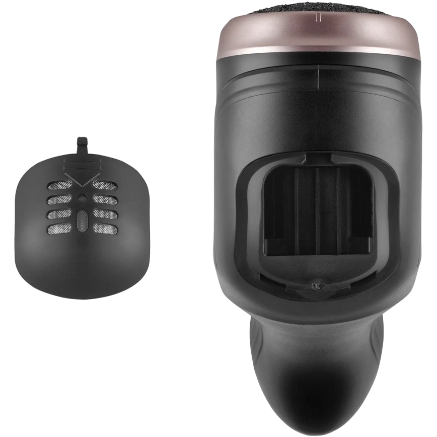 Concept PN3020 - Lima elettrica per talloni PERFECT SKIN 5V 1200 mAh IPX6 nero/oro rosa