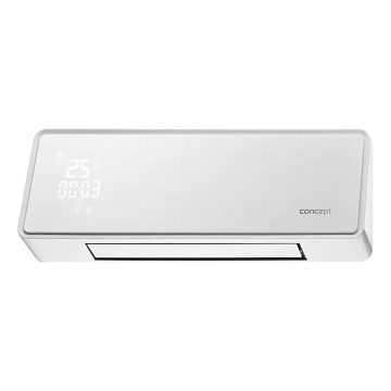 Concept QH4000 - Riscaldatore elettrico 1000/2000 W IP22 bianco + telecomando