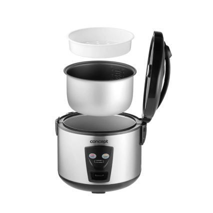 Concept RE2020 - Cuociriso 2 in 1 650W/230V 1,5 l acciaio inox/nero