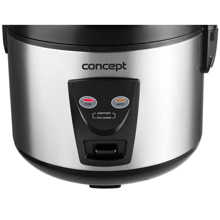 Concept RE2020 - Cuociriso 2 in 1 650W/230V 1,5 l acciaio inox/nero