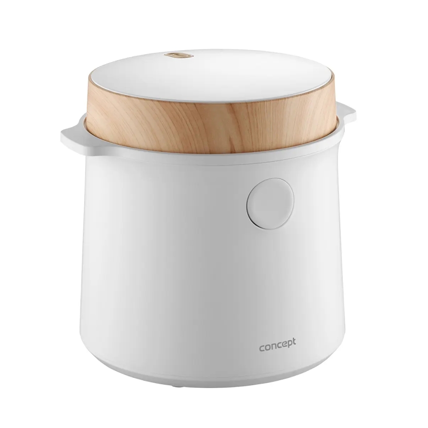 Concept RE3030 - Cuociriso digitale 2 in 1 380W/230V 1,5 l bianco/effetto legno