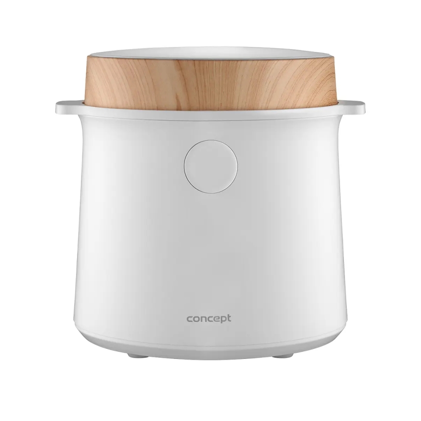 Concept RE3030 - Cuociriso digitale 2 in 1 380W/230V 1,5 l bianco/effetto legno