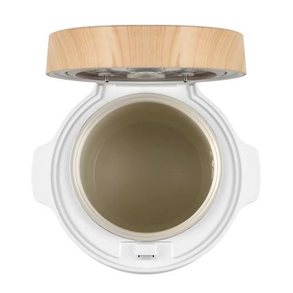 Concept RE3030 - Cuociriso digitale 2 in 1 380W/230V 1,5 l bianco/effetto legno