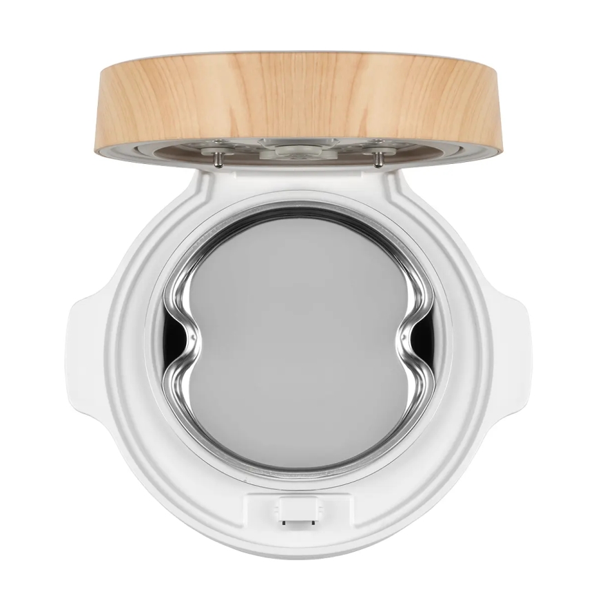 Concept RE3030 - Cuociriso digitale 2 in 1 380W/230V 1,5 l bianco/effetto legno