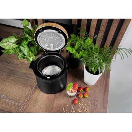 Concept RE4040 - Cuociriso digitale 2 in 1 450 W/230 V 2 l nero/effetto legno