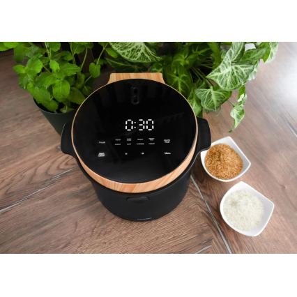 Concept RE4040 - Cuociriso digitale 2 in 1 450 W/230 V 2 l nero/effetto legno