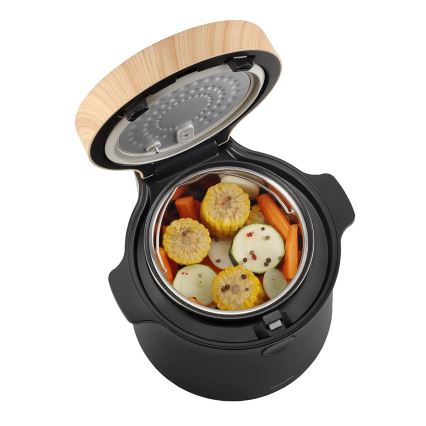 Concept RE4040 - Cuociriso digitale 2 in 1 450 W/230 V 2 l nero/effetto legno