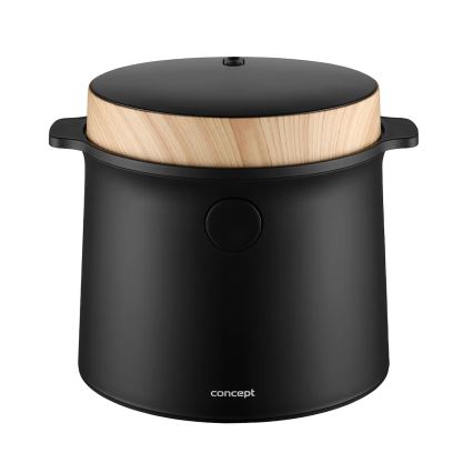 Concept RE4040 - Cuociriso digitale 2 in 1 450 W/230 V 2 l nero/effetto legno