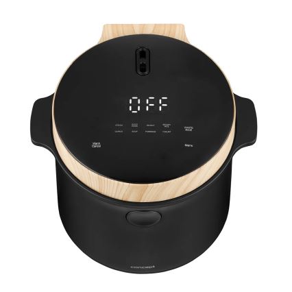 Concept RE4040 - Cuociriso digitale 2 in 1 450 W/230 V 2 l nero/effetto legno