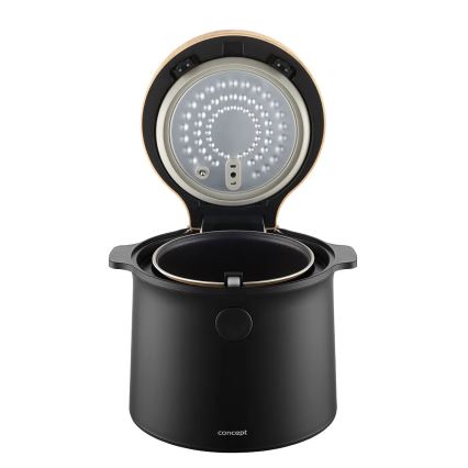Concept RE4040 - Cuociriso digitale 2 in 1 450 W/230 V 2 l nero/effetto legno