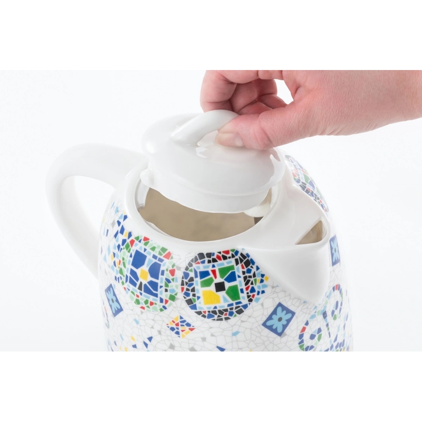 Concept RK0020 - Bollitore elettrico 1,5 l 1350W/230V multicolore/ceramica