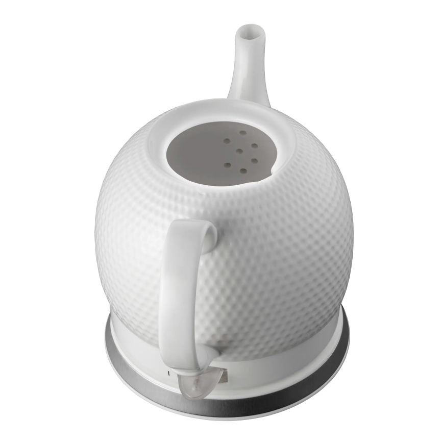 Concept RK0050 - Bollitore elettrico 1,2 l 1000W/230V bianco/ceramica