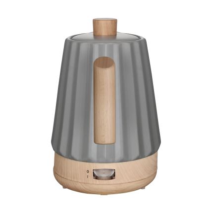 Concept RK0092 - Bollitore elettrico rapido 1,5 l 1500W/230V grigio scuro/effetto legno/ceramica